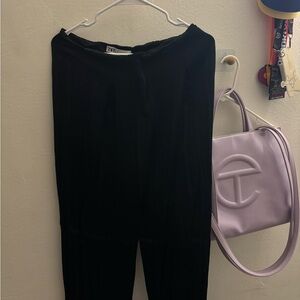 Zara- two pairs Black trousers and cream trousers